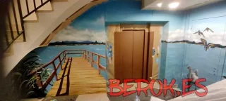 Mural de arte urbano pintado en Mollerussa