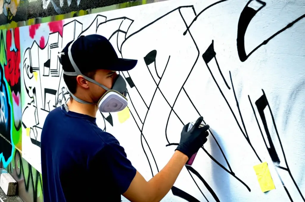 graffitis fáciles para niños con colores