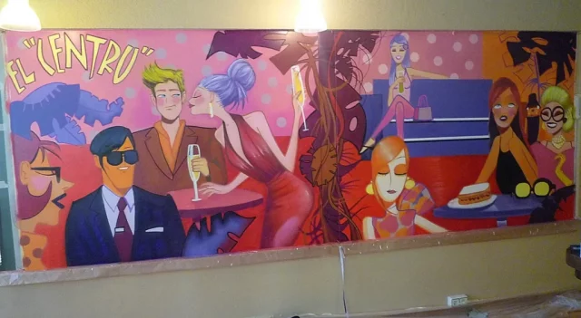 Decoración interior con graffiti en Argentona para locales modernos