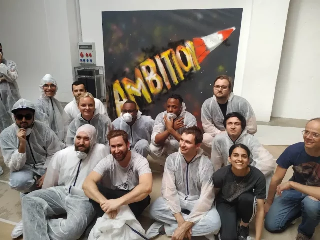 Actividad team building graffiti corporativo Barcelona