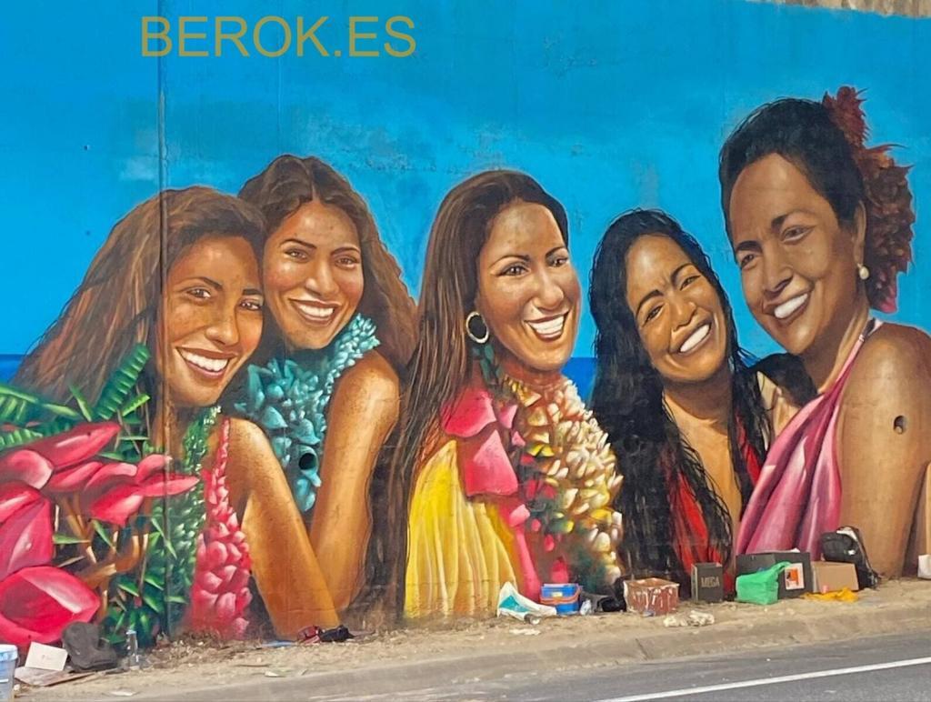 Mural mujeres caribeñas Puerto Cabezas Bilwi Nicaragua